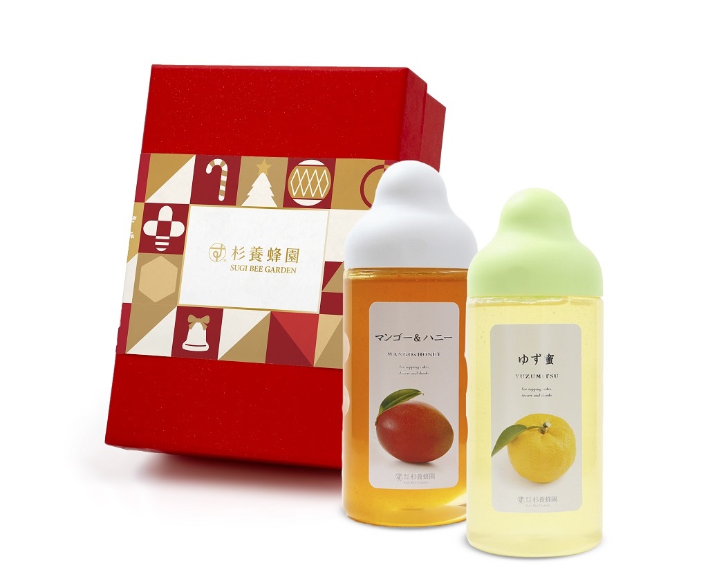 Christmas Gift Box - Fruit Juice Infused Honey 500g x 2pcs